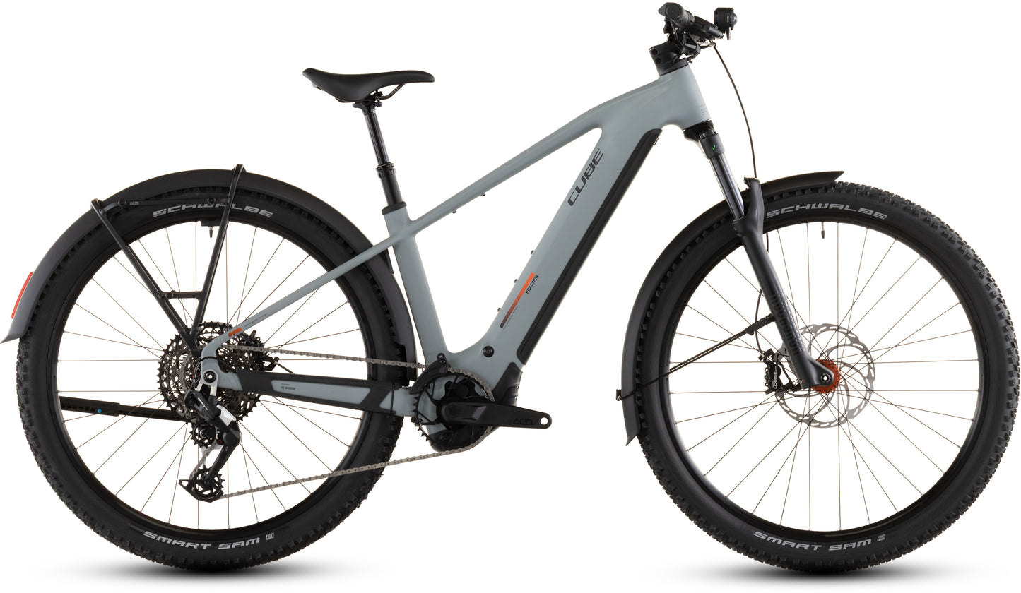 Produktbild: Cube Reaction Hybrid Race 800 FE vulcan´n´orange, Seitenansicht (weißer Hintergrund)