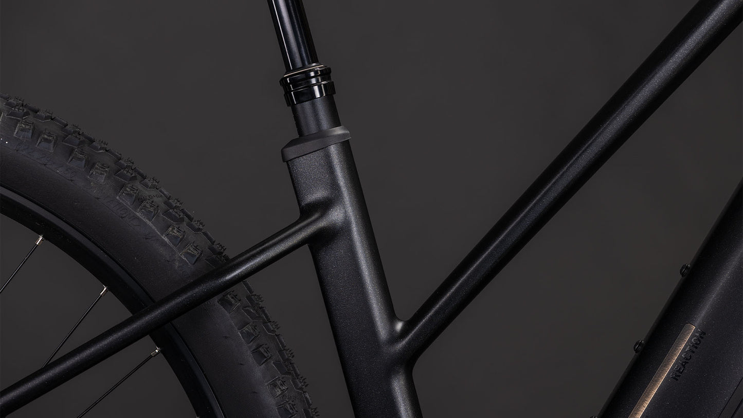 Produktbild: Cube Reaction Hybrid SLX 800 silverdust´n´chrome, Detailaufnahme 04