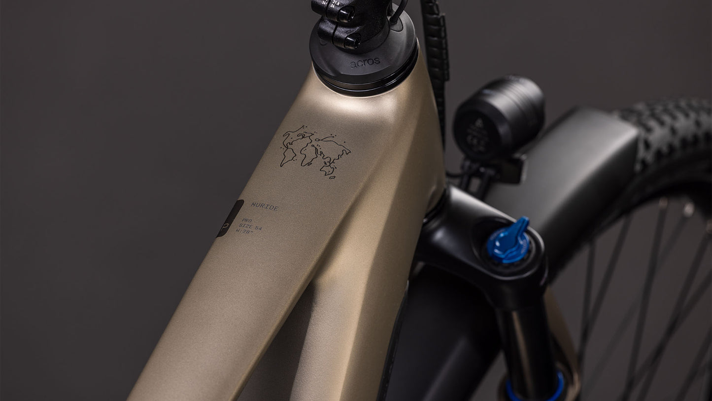 Produktbild: Cube Nuride Hybrid Pro 800 flashstone´n´chrome, Detailaufnahme 01