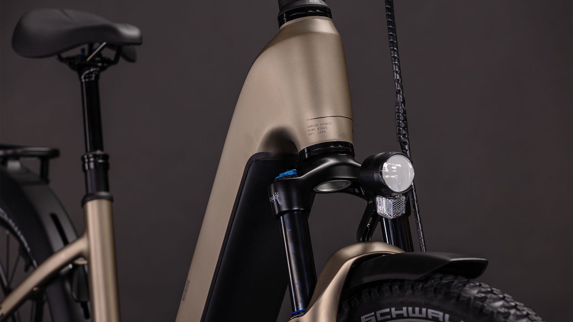 Produktbild: Cube Nuride Hybrid Pro 800 flashstone´n´chrome, Detailaufnahme 05