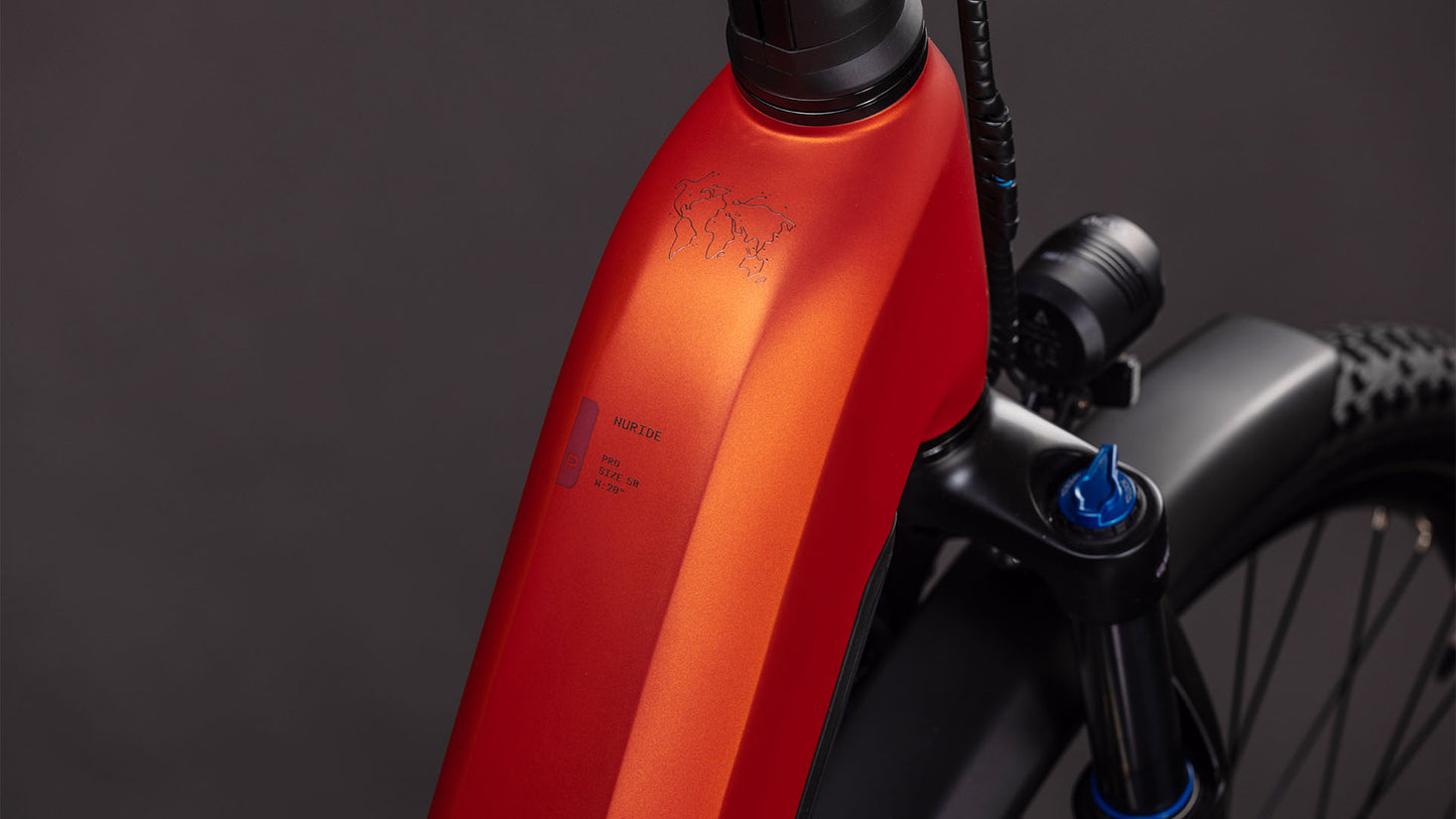 Produktbild: Cube Nuride Hybrid Pro 800 chilli´n´black, Detailaufnahme 01