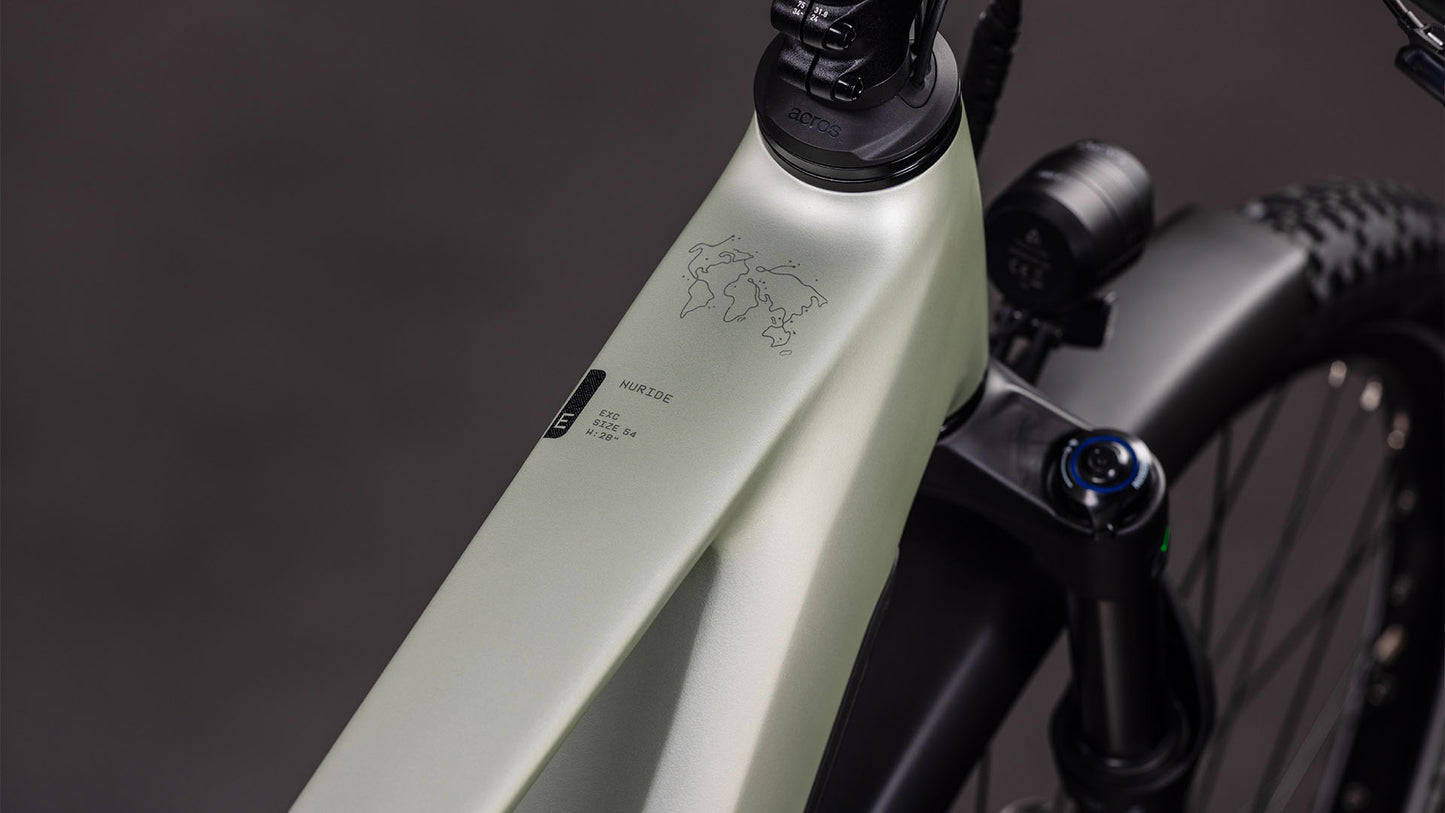Produktbild: Cube Nuride Hybrid EXC 800 lemongrass´n´reflex, Detailaufnahme 01