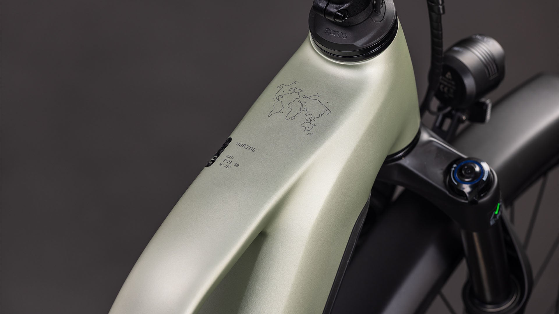 Produktbild: Cube Nuride Hybrid EXC 800 lemongrass´n´reflex, Detailaufnahme 01