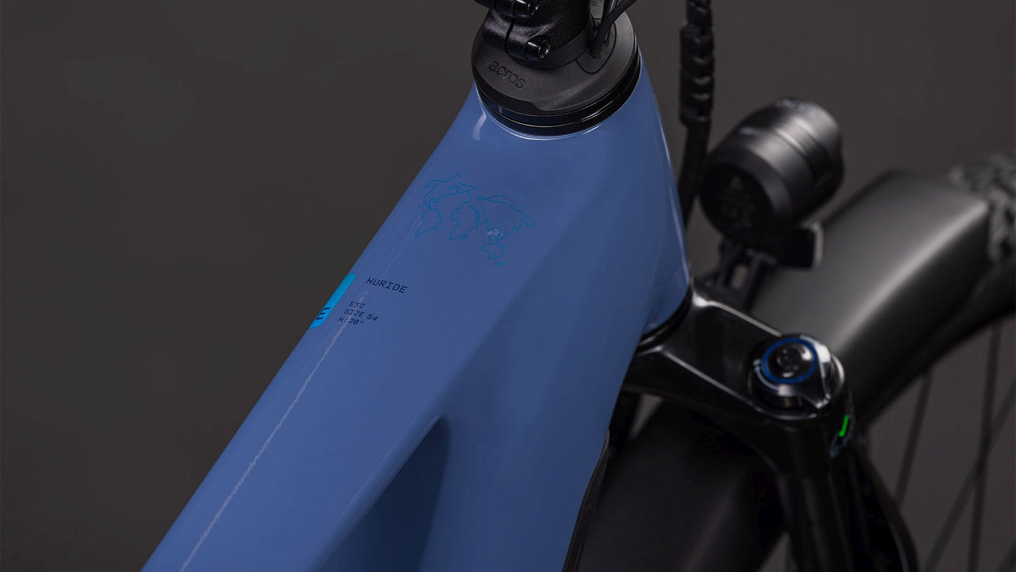 Produktbild: Cube Nuride Hybrid EXC 800 jeansblue´n´blue, Detailaufnahme 01