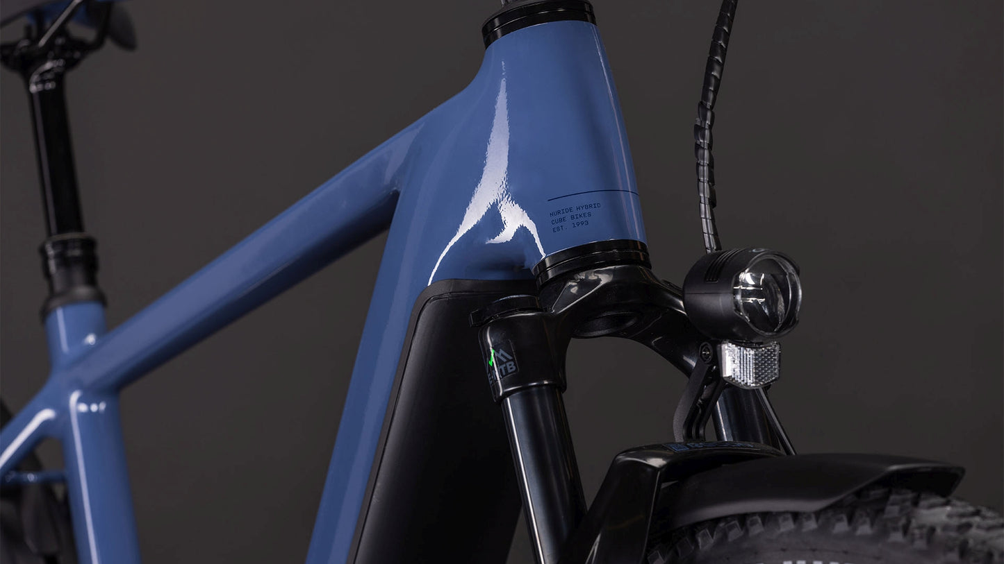 Produktbild: Cube Nuride Hybrid EXC 800 jeansblue´n´blue, Detailaufnahme 05