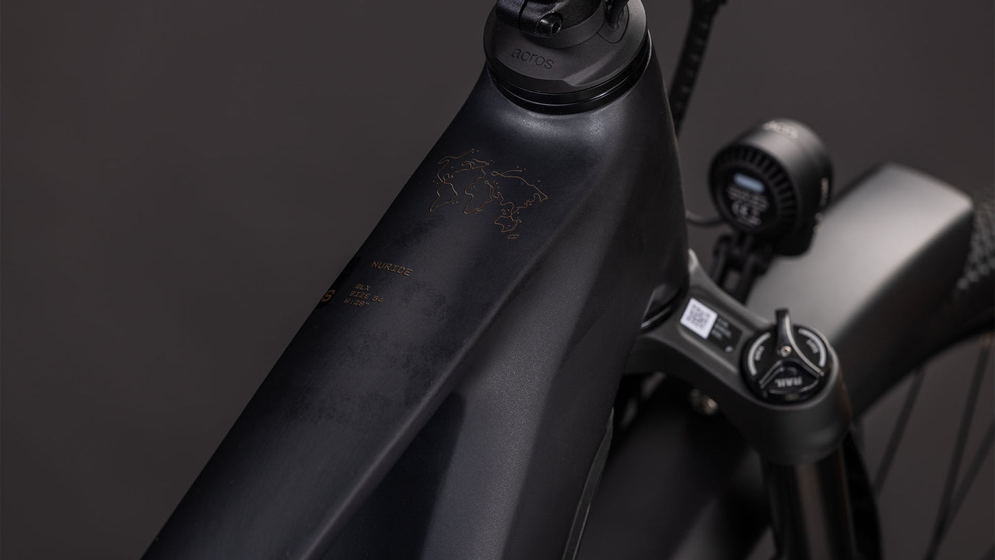 Produktbild: Cube Nuride Hybrid SLX 800 black´n´gold, Detailaufnahme 01