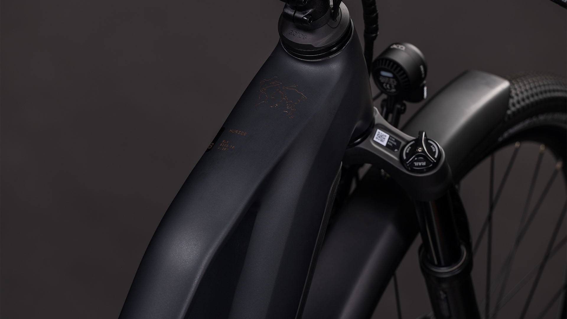 Produktbild: Cube Nuride Hybrid SLX 800 black´n´gold, Detailaufnahme 01