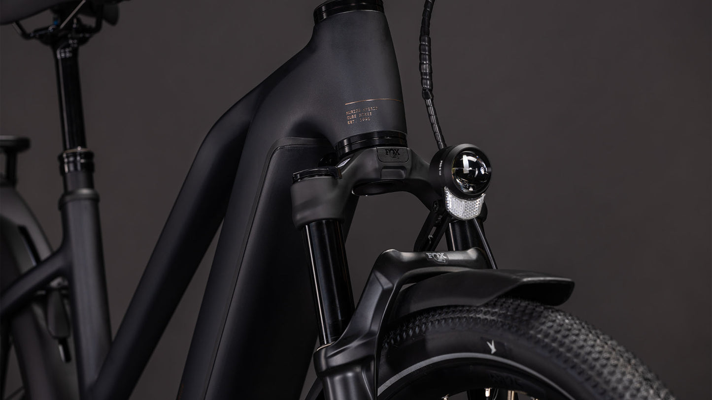 Produktbild: Cube Nuride Hybrid SLX 800 black´n´gold, Detailaufnahme 05