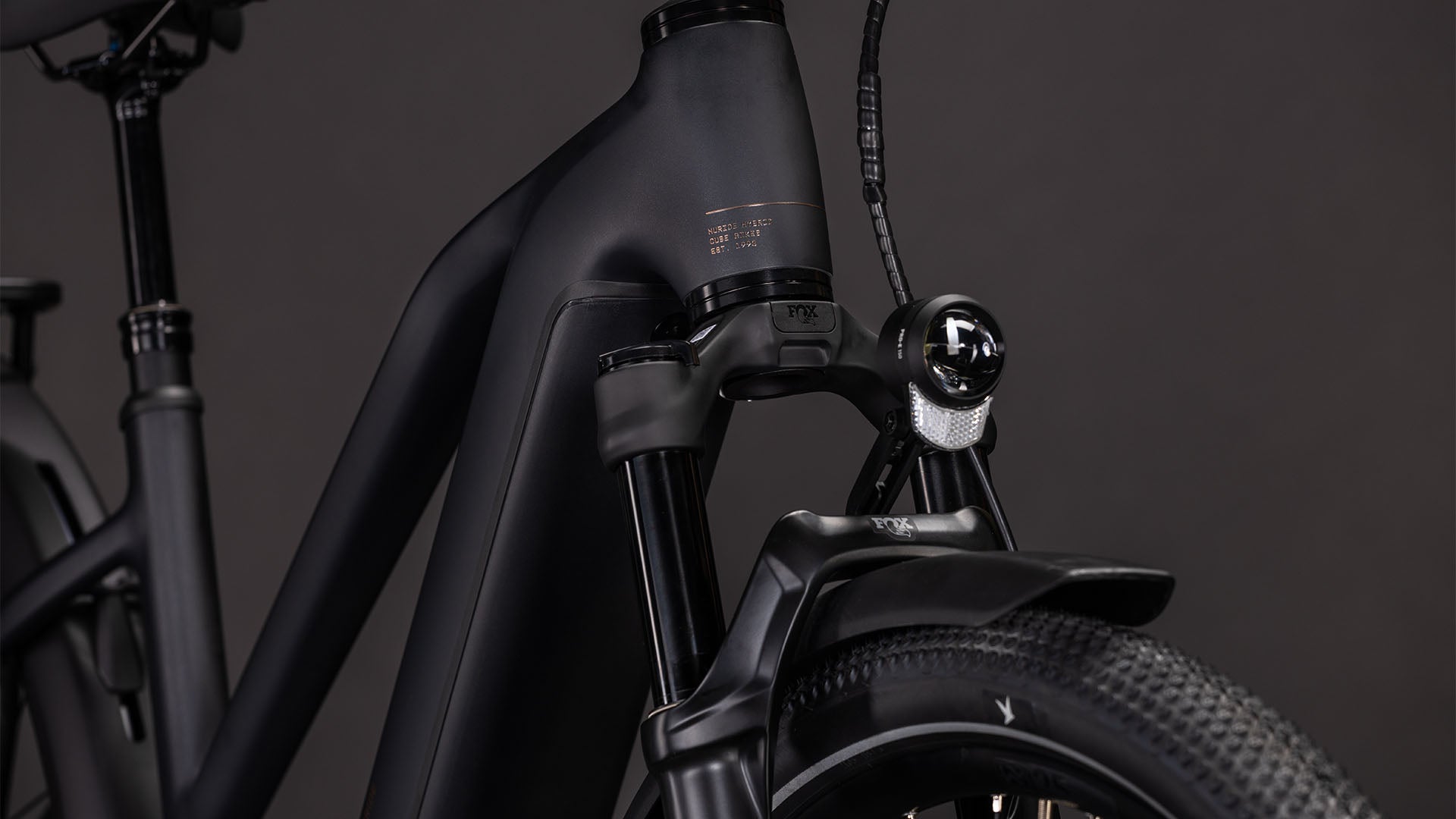 Produktbild: Cube Nuride Hybrid SLX 800 black´n´gold, Detailaufnahme 05