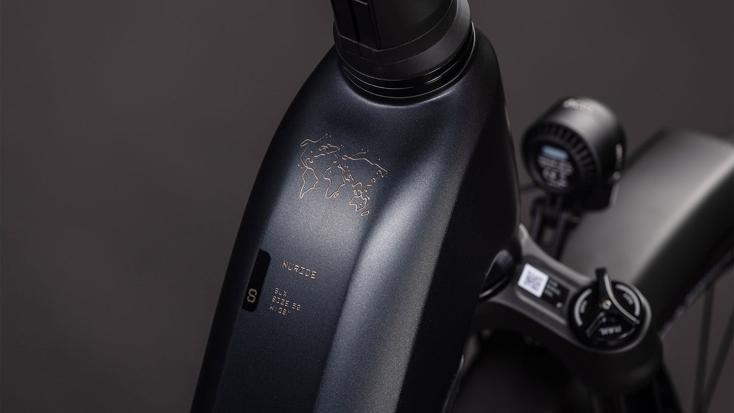 Produktbild: Cube Nuride Hybrid SLX 800 black´n´gold, Detailaufnahme 01