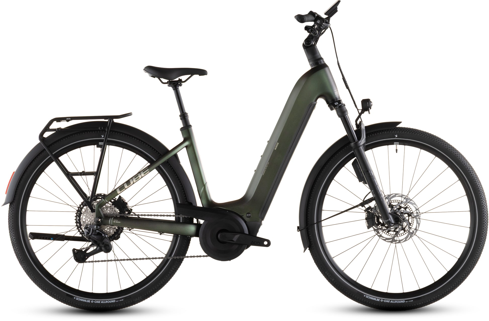 Produktbild: Cube Nuride Hybrid SLT 800 stellar´n´chrome, Seitenansicht (weißer Hintergrund)