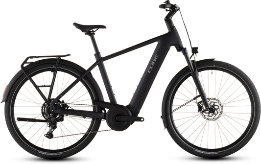 Produktbild: Cube Touring Hybrid ONE 600 coal´n´chrome, Seitenansicht (weißer Hintergrund)