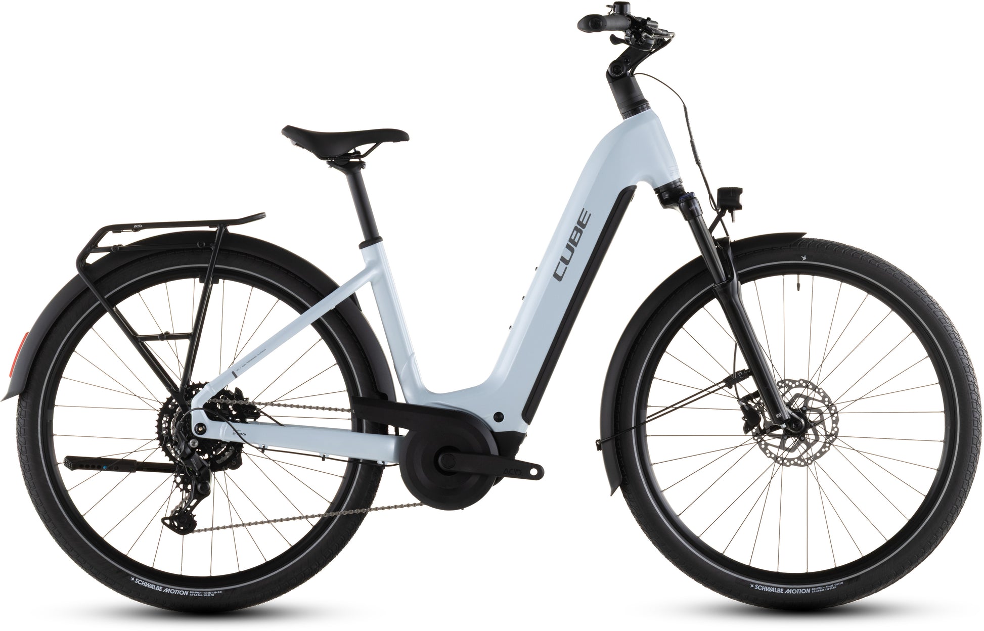 Produktbild: Cube Touring Hybrid ONE 600 glacier´n´reflex, Seitenansicht (weißer Hintergrund)