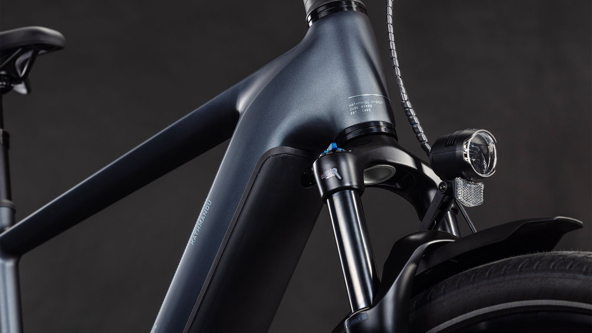 Produktbild: Cube Kathmandu Hybrid ONE 800 metallicgrey´n´grey, Detailaufnahme 05