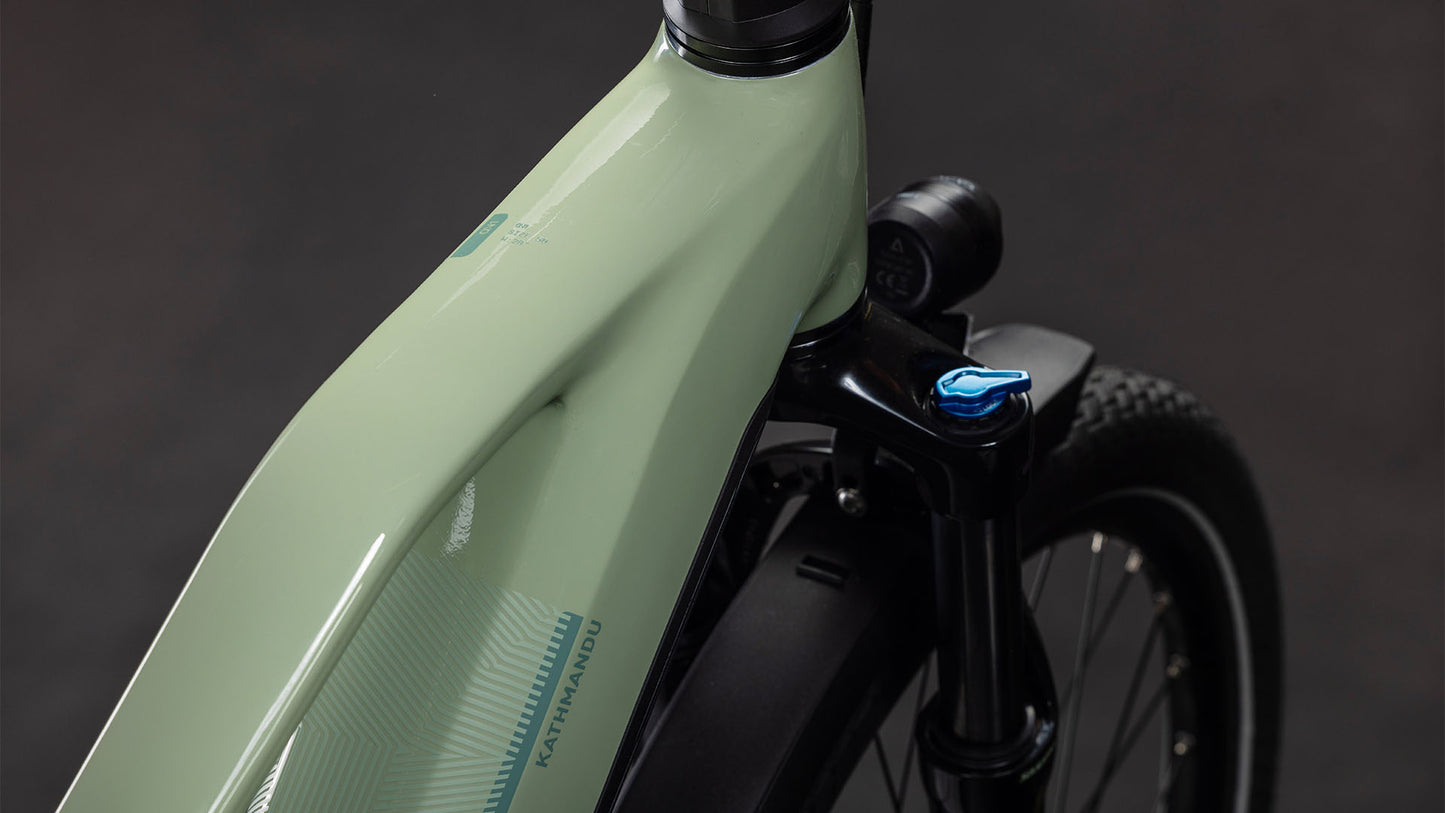 Produktbild: Cube Kathmandu Hybrid ONE 800 pea´n´green, Detailaufnahme 01