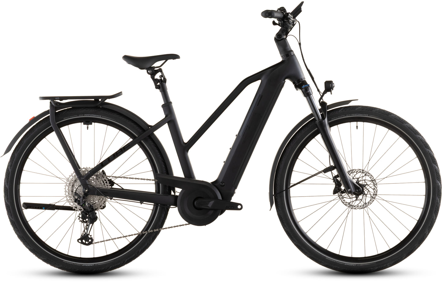 Produktbild: Cube Kathmandu Hybrid Pro 800 coal´n´black, Seitenansicht (weißer Hintergrund)