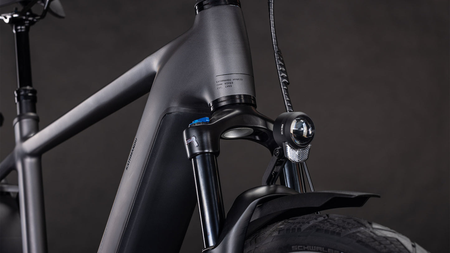 Produktbild: Cube Kathmandu Hybrid Comfort Pro 800 slabgrey´n´black, Detailaufnahme 05