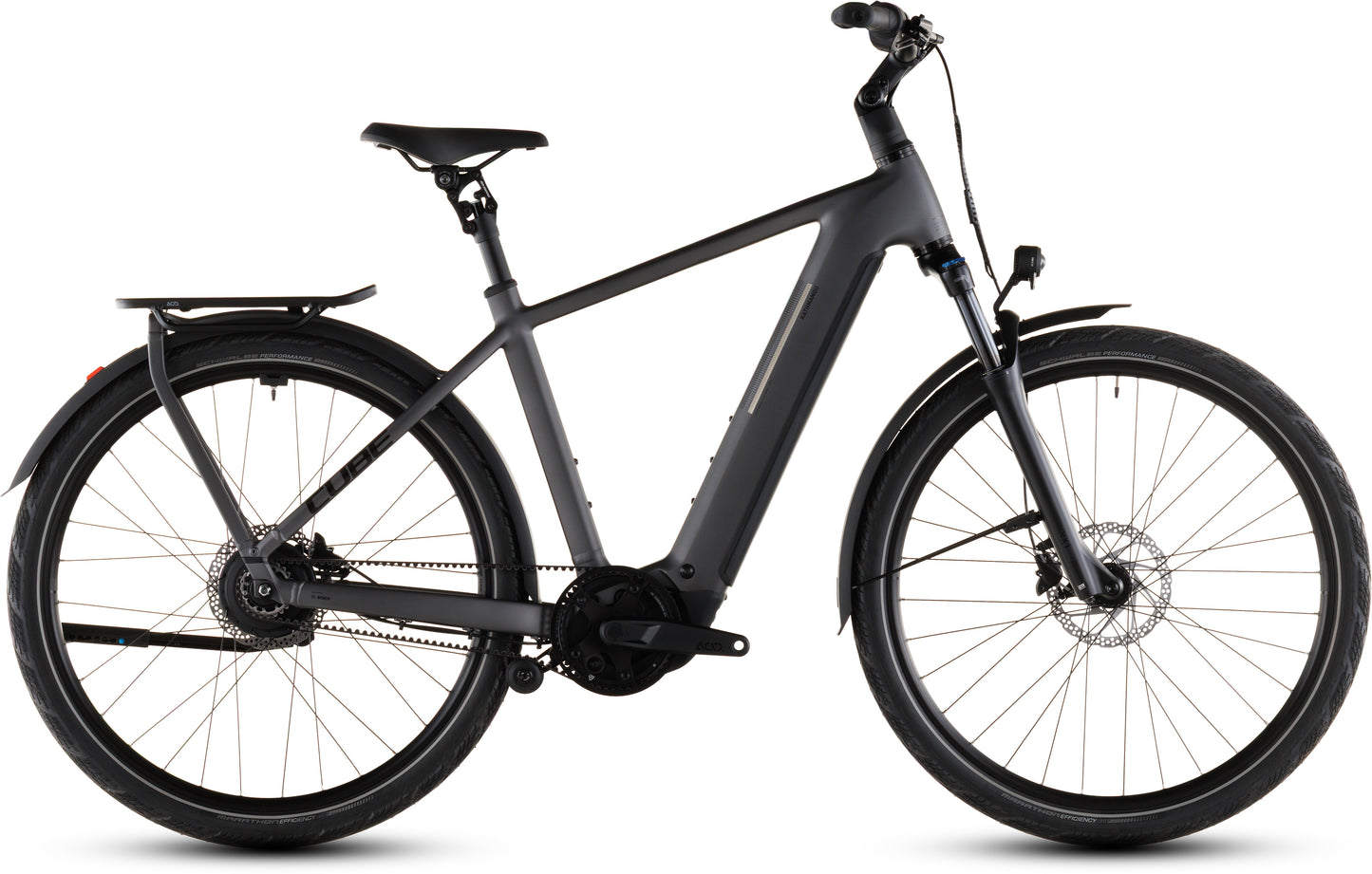 Produktbild: Cube Kathmandu Hybrid Comfort Pro 800 slabgrey´n´black, Seitenansicht (weißer Hintergrund)