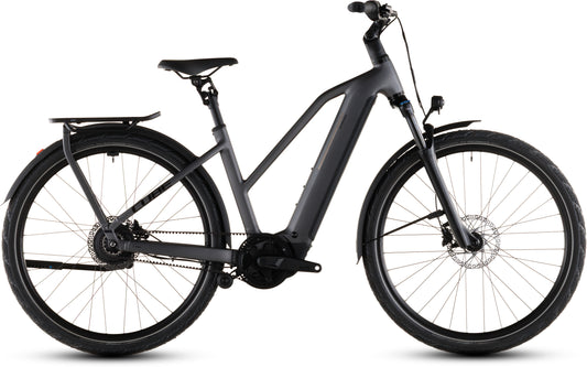 Produktbild: Cube Kathmandu Hybrid Comfort Pro 800 slabgrey´n´black, Seitenansicht (weißer Hintergrund)