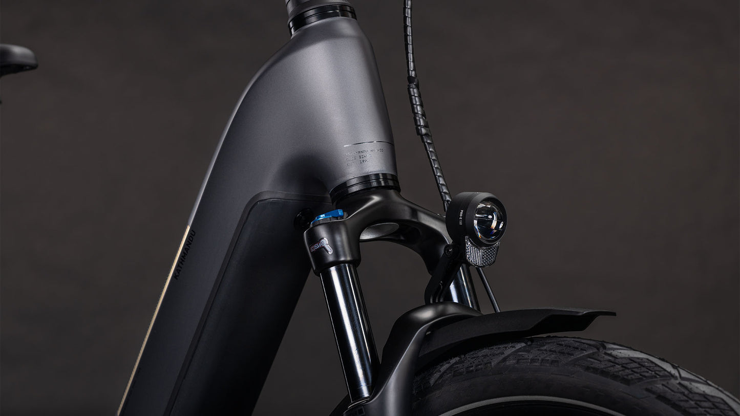 Produktbild: Cube Kathmandu Hybrid Comfort Pro 800 slabgrey´n´black, Detailaufnahme 04