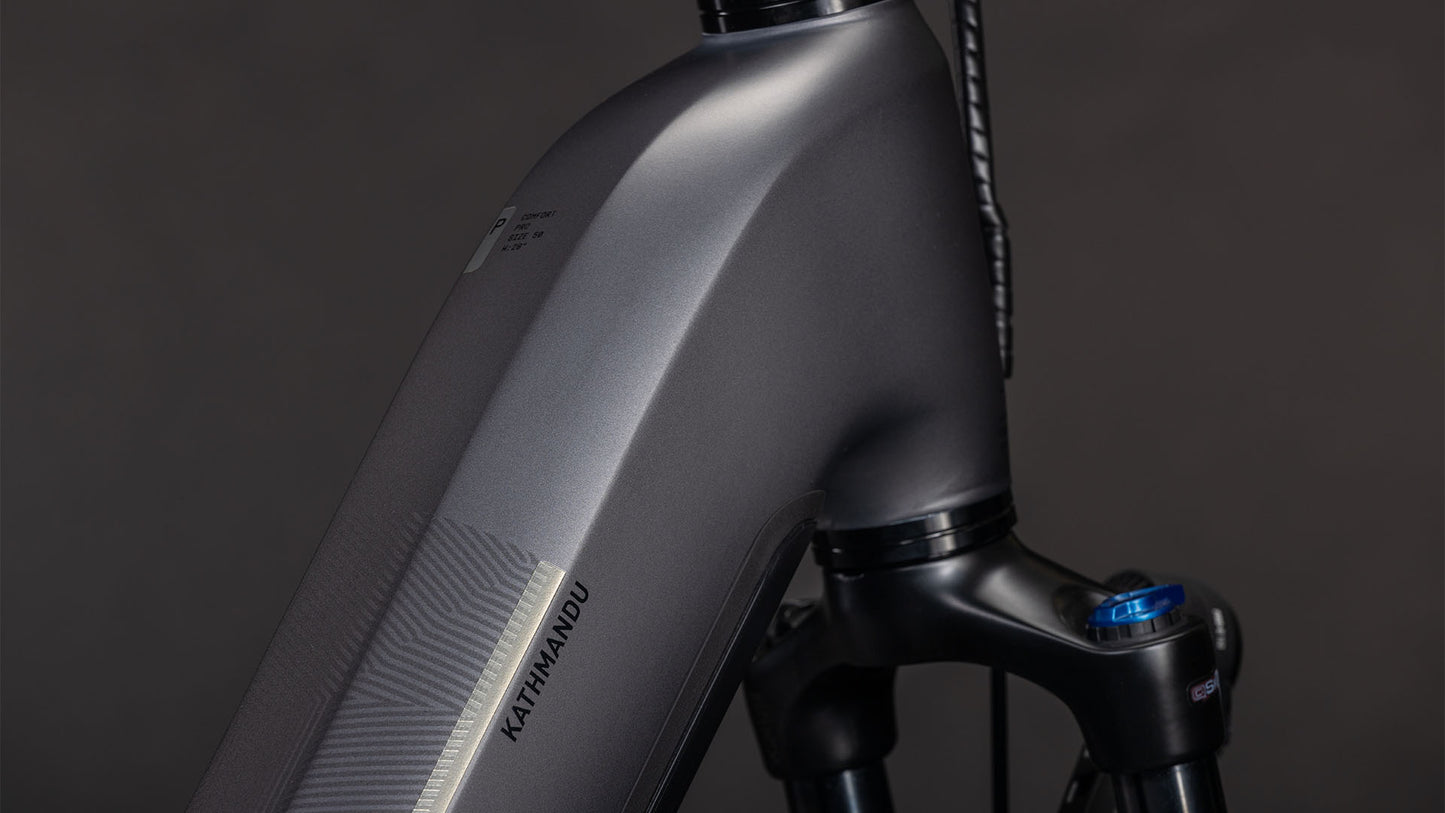 Produktbild: Cube Kathmandu Hybrid Comfort Pro 800 slabgrey´n´black, Detailaufnahme 05