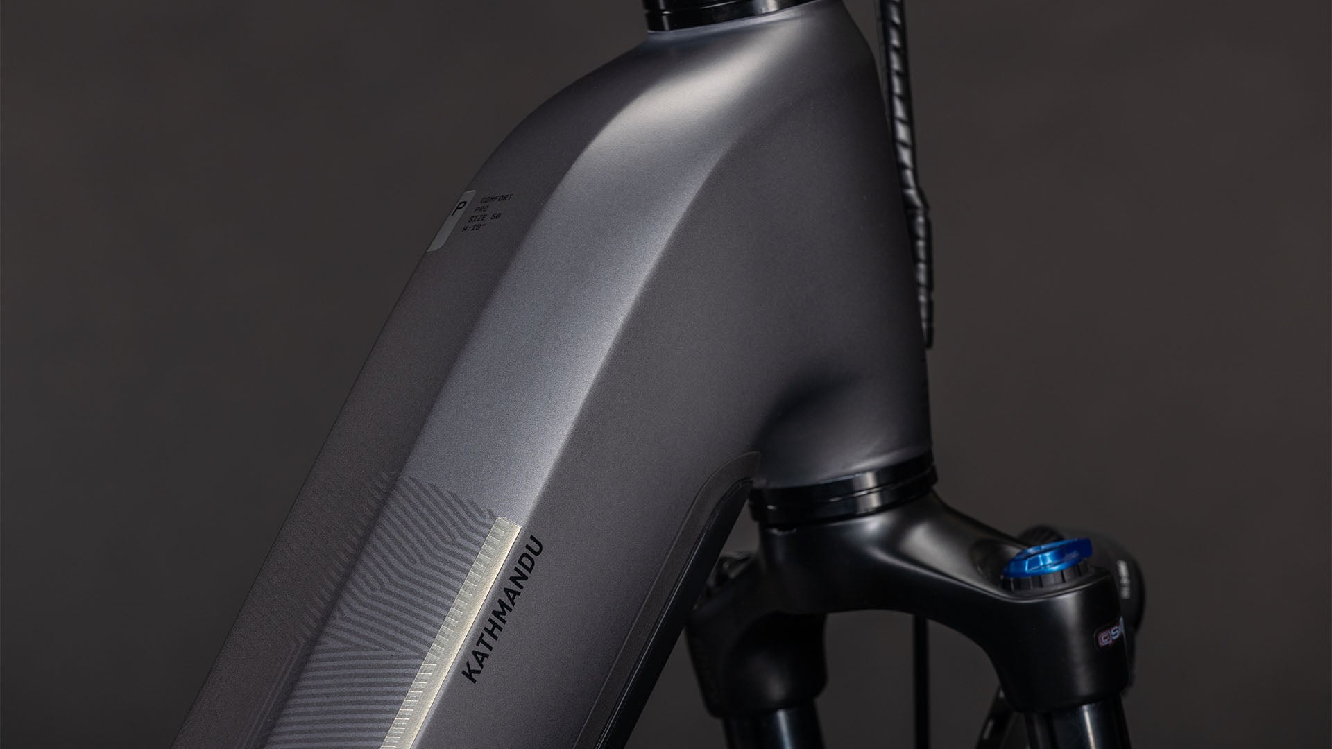 Produktbild: Cube Kathmandu Hybrid Comfort Pro 800 slabgrey´n´black, Detailaufnahme 05