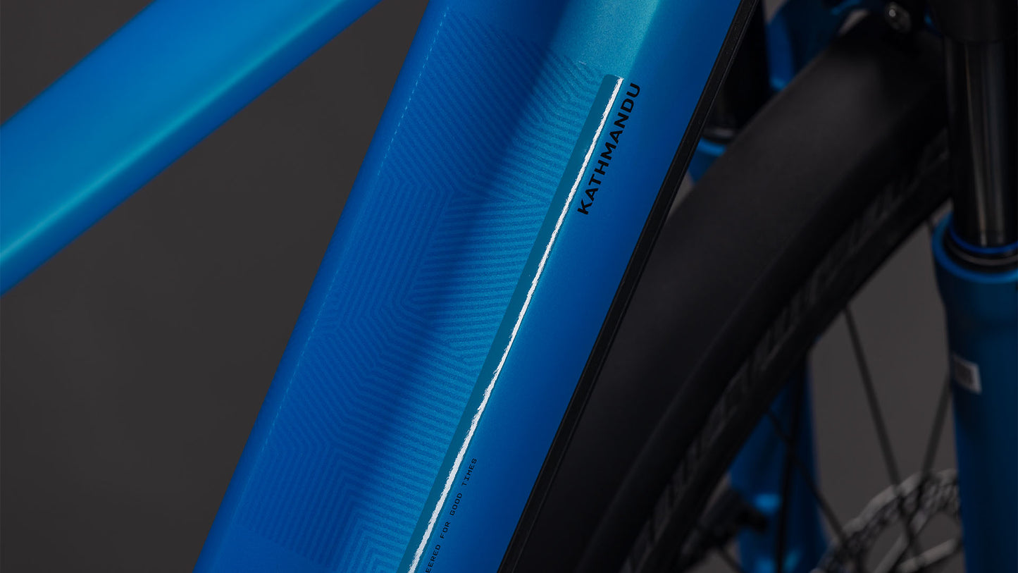 Produktbild: Cube Kathmandu Hybrid Comfort Pro 800 azure´n´black, Detailaufnahme 02