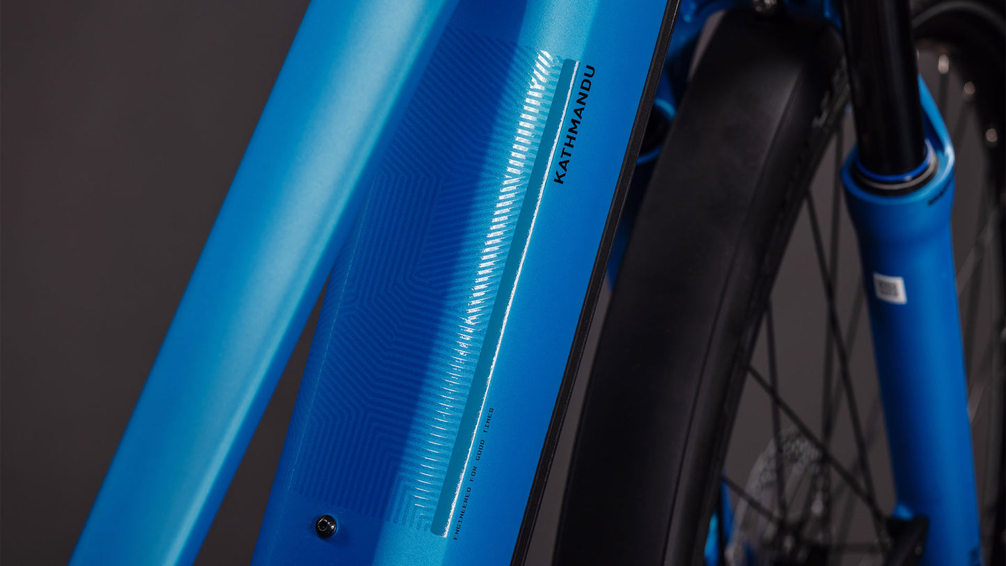 Produktbild: Cube Kathmandu Hybrid Comfort Pro 800 azure´n´black, Detailaufnahme 02