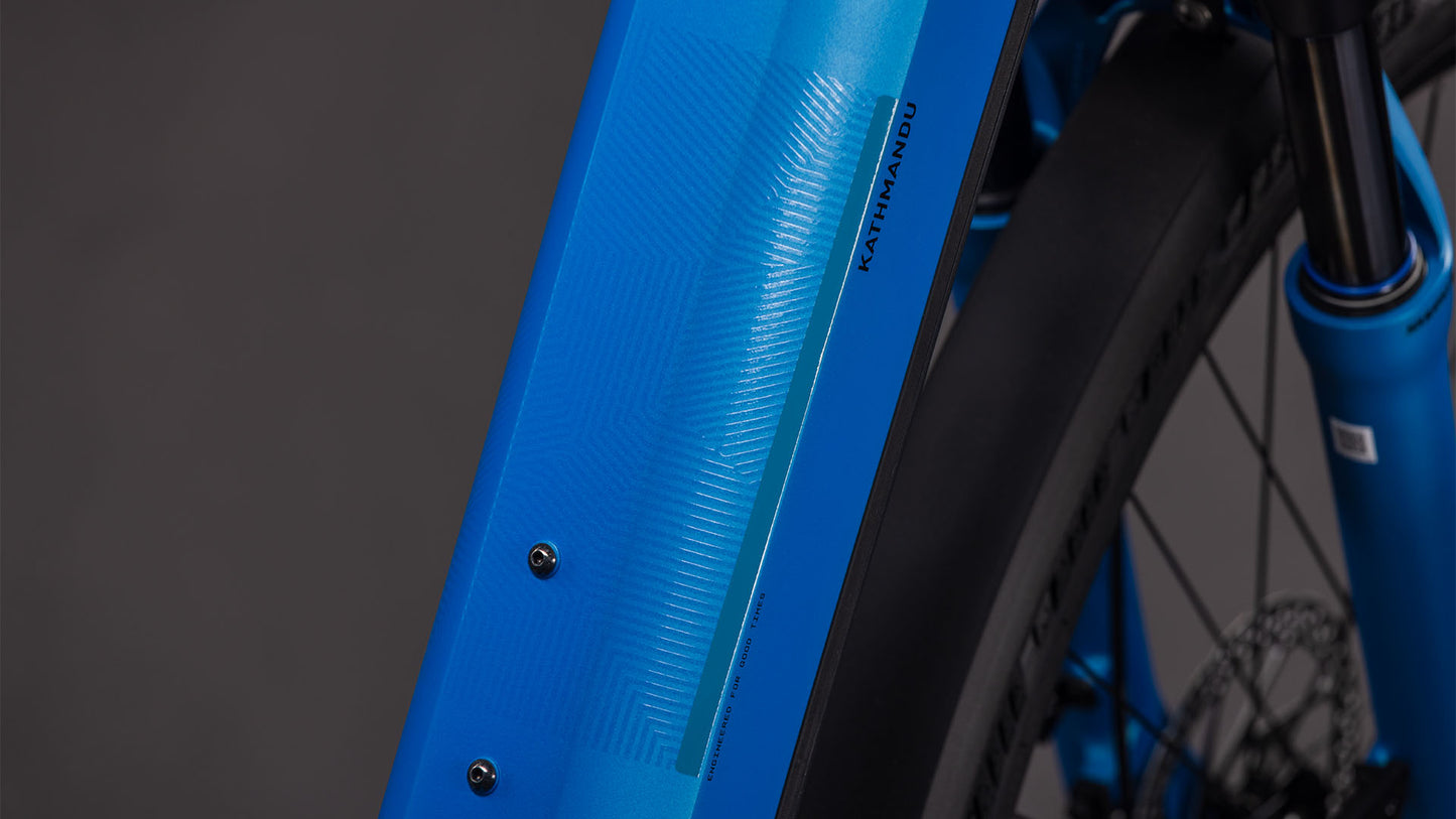 Produktbild: Cube Kathmandu Hybrid Comfort Pro 800 azure´n´black, Detailaufnahme 02