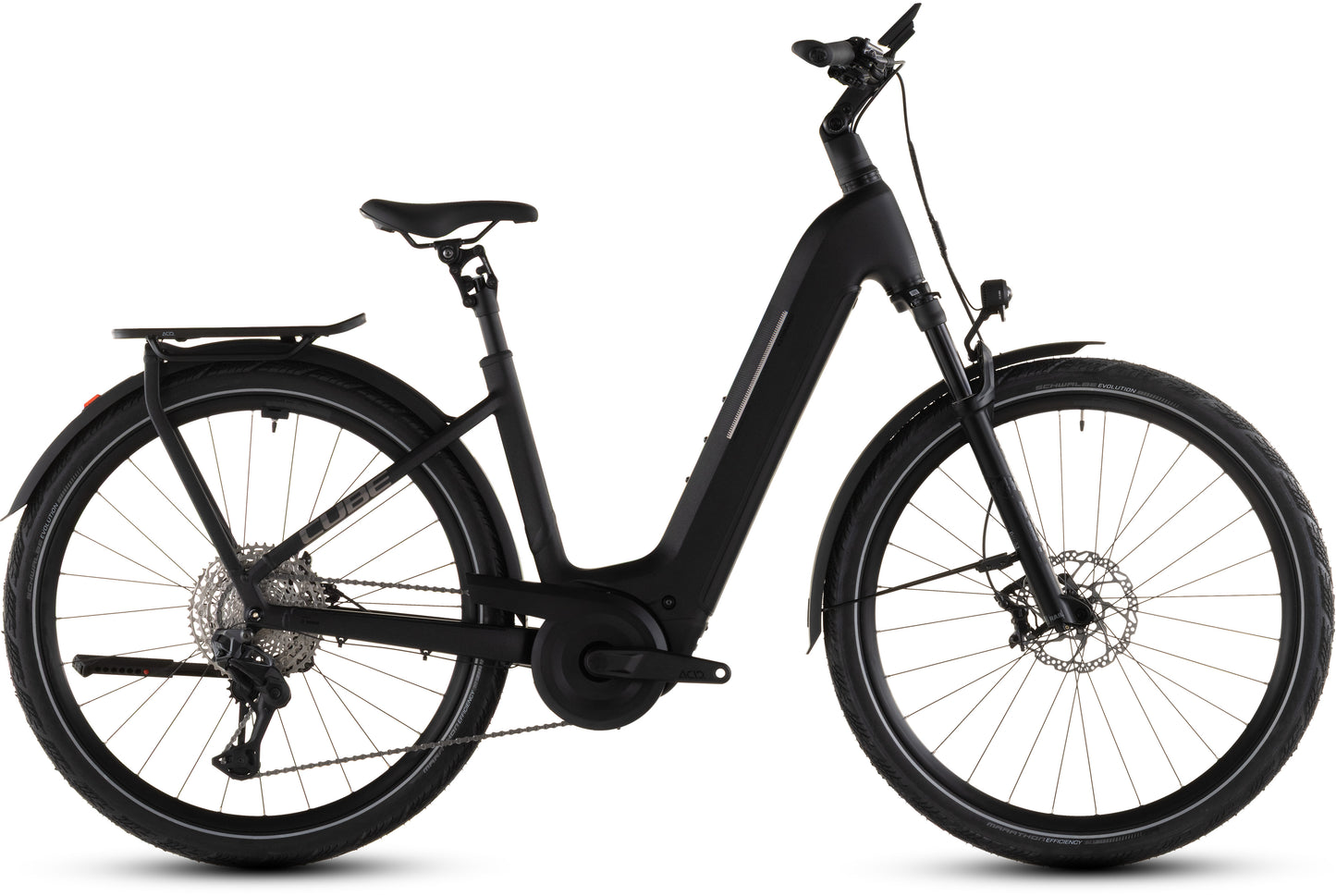 Produktbild: Cube Kathmandu Hybrid SLX 800 silverdust´n´chrome, Seitenansicht (weißer Hintergrund)