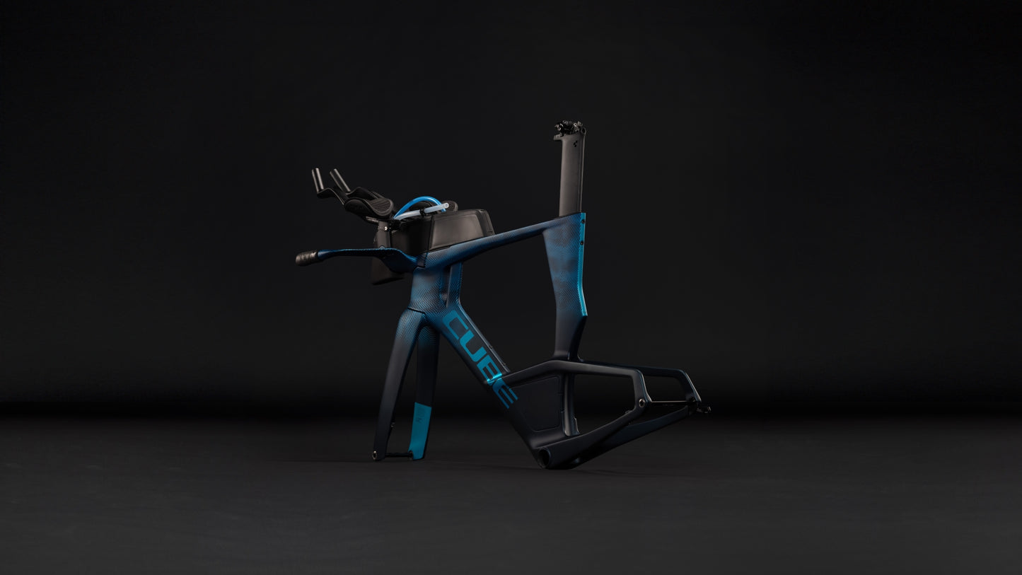 Cube Aerium C:68X Frameset liquidbluegrid´n´chrome 2027