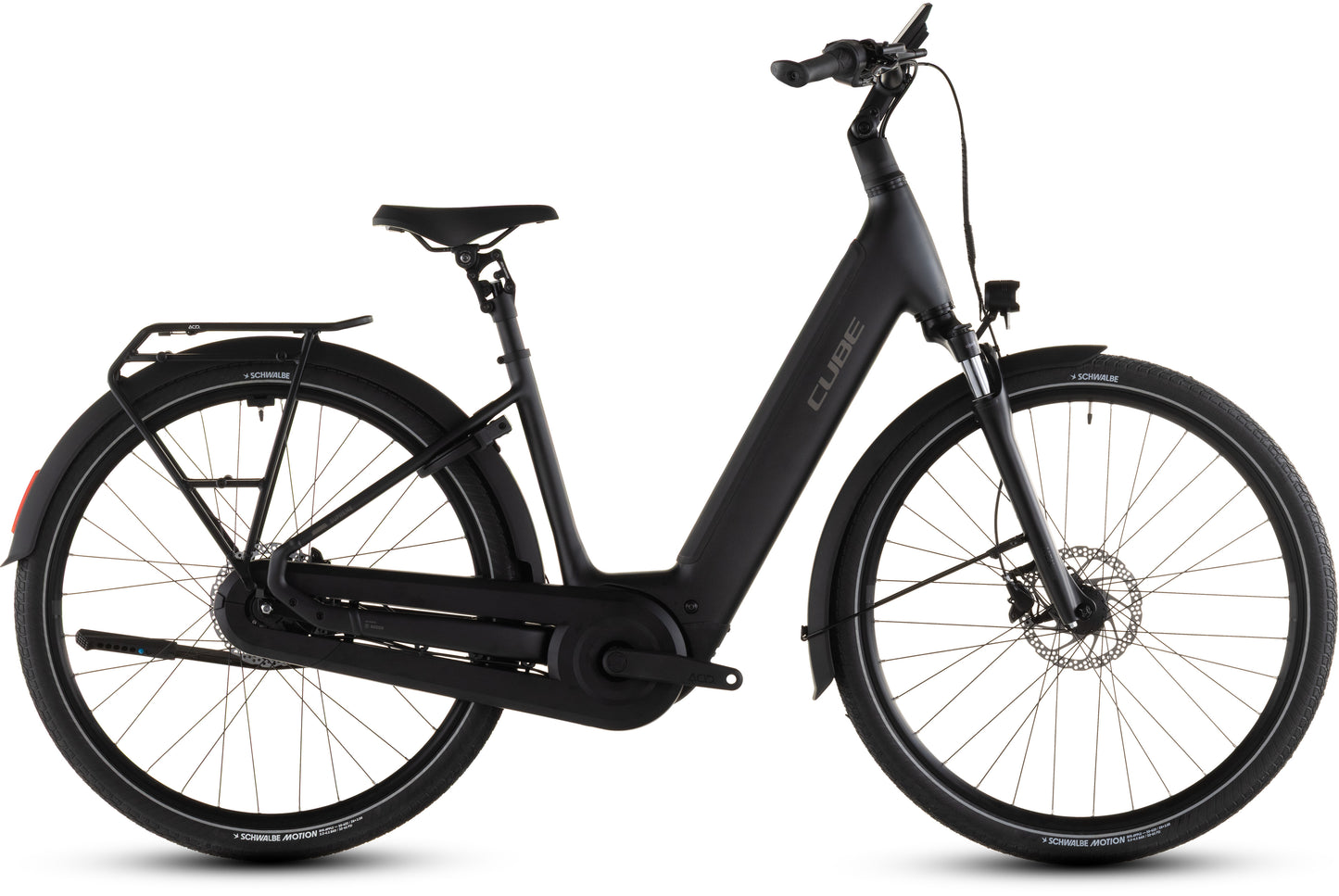 Produktbild: Cube Supreme Hybrid Comfort Pro 600 grey´n´chrome, Seitenansicht (weißer Hintergrund)