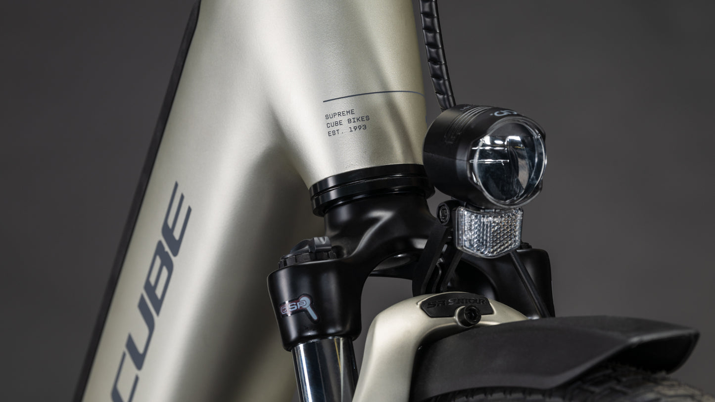 Produktbild: Cube Supreme RT Hybrid Comfort EXC 600 champagne´n´grey, Detailaufnahme 07