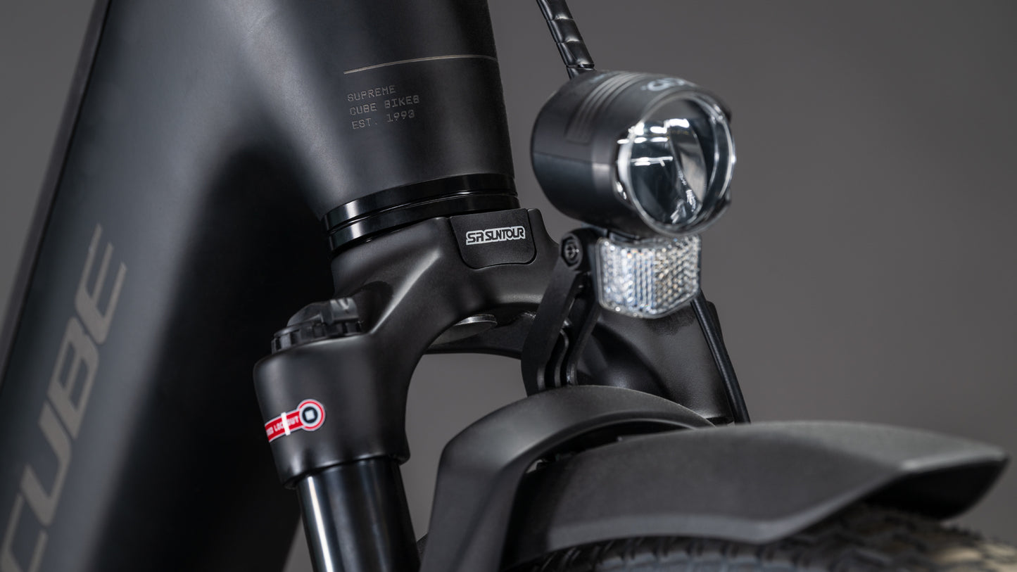 Produktbild: Cube Supreme RT Hybrid Deluxe EX 600 black´n´chrome, Detailaufnahme 05