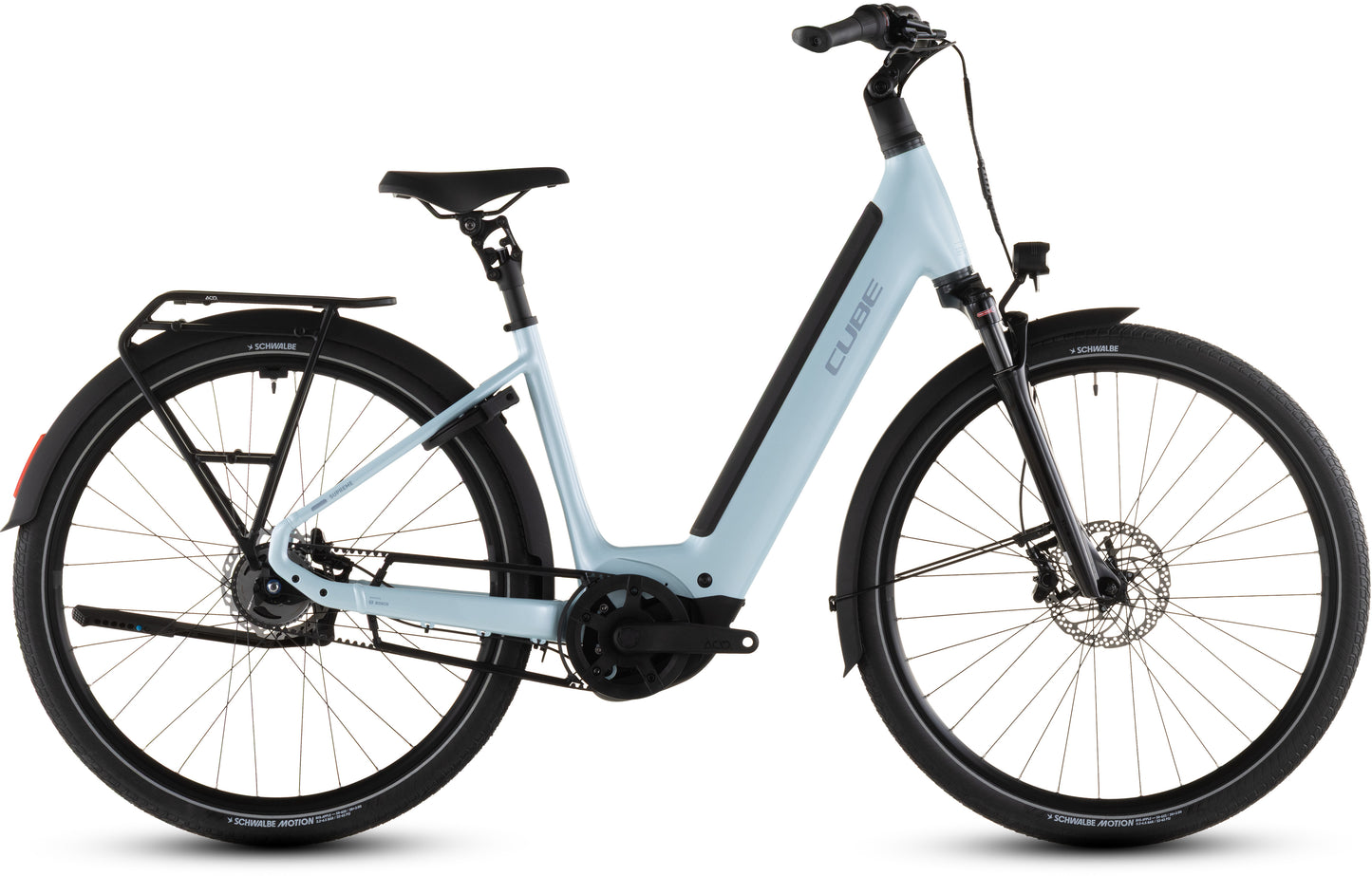 Produktbild: Cube Supreme RT Hybrid Deluxe EX 600 airygreen´n´prism, Seitenansicht (weißer Hintergrund)