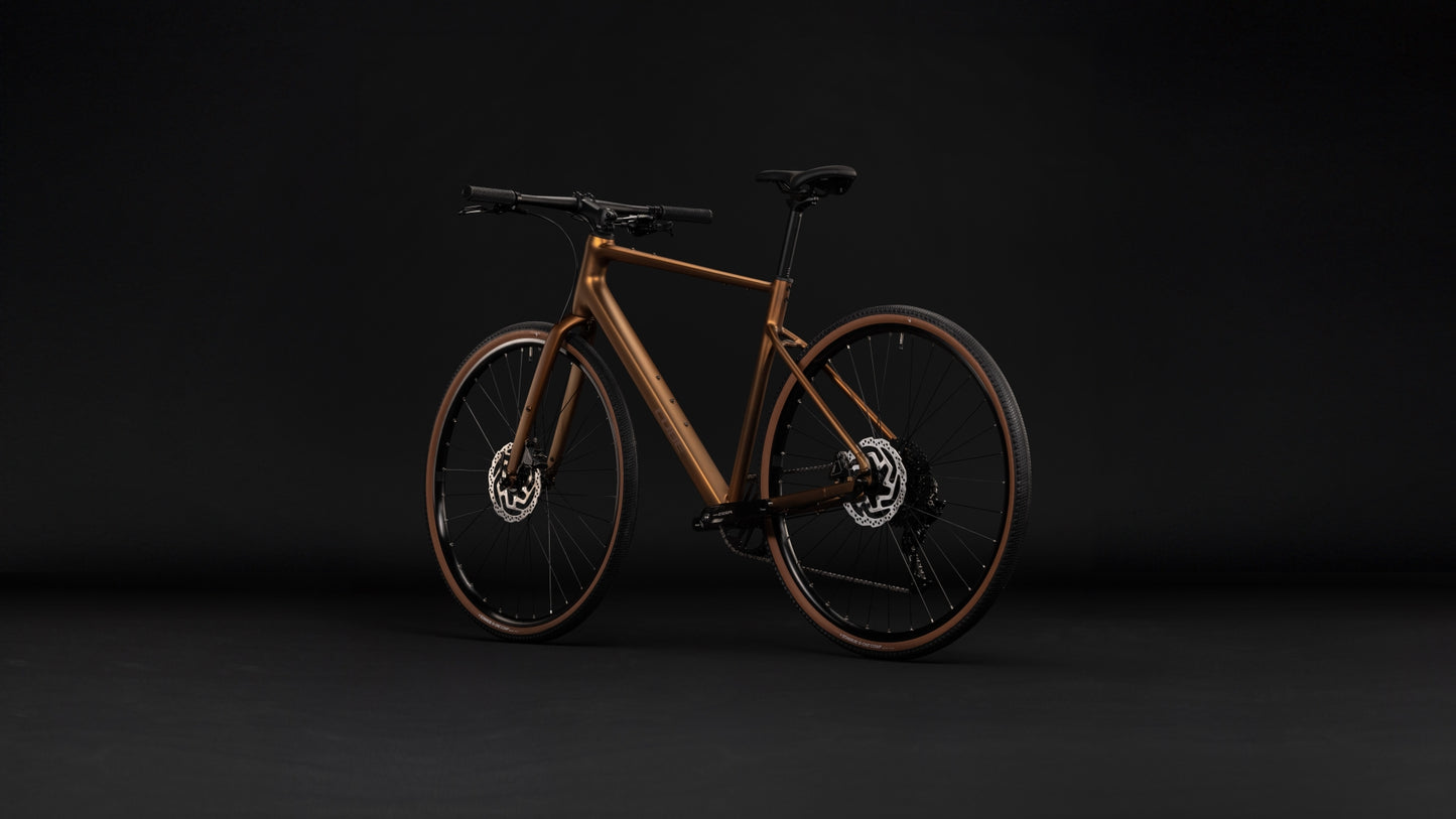 Cube Nulane ONE metalliccaramel´n´brown 2027
