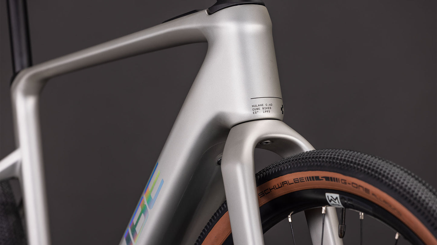 Produktbild: Cube Nulane Hybrid C:62 Race 400X sleekgrey´n´prism, Detailaufnahme 06