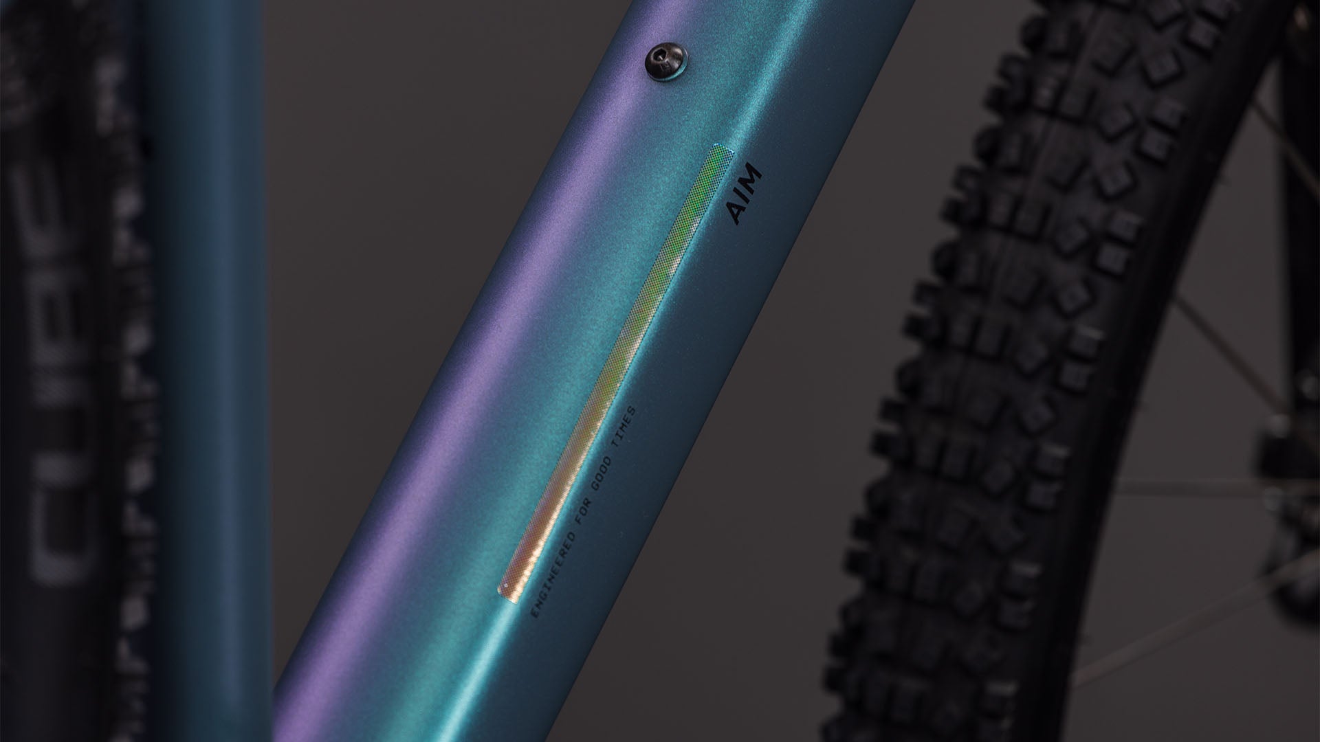 Produktbild: Cube Aim Pro smaragdgrey´n´prism, Detailaufnahme 04