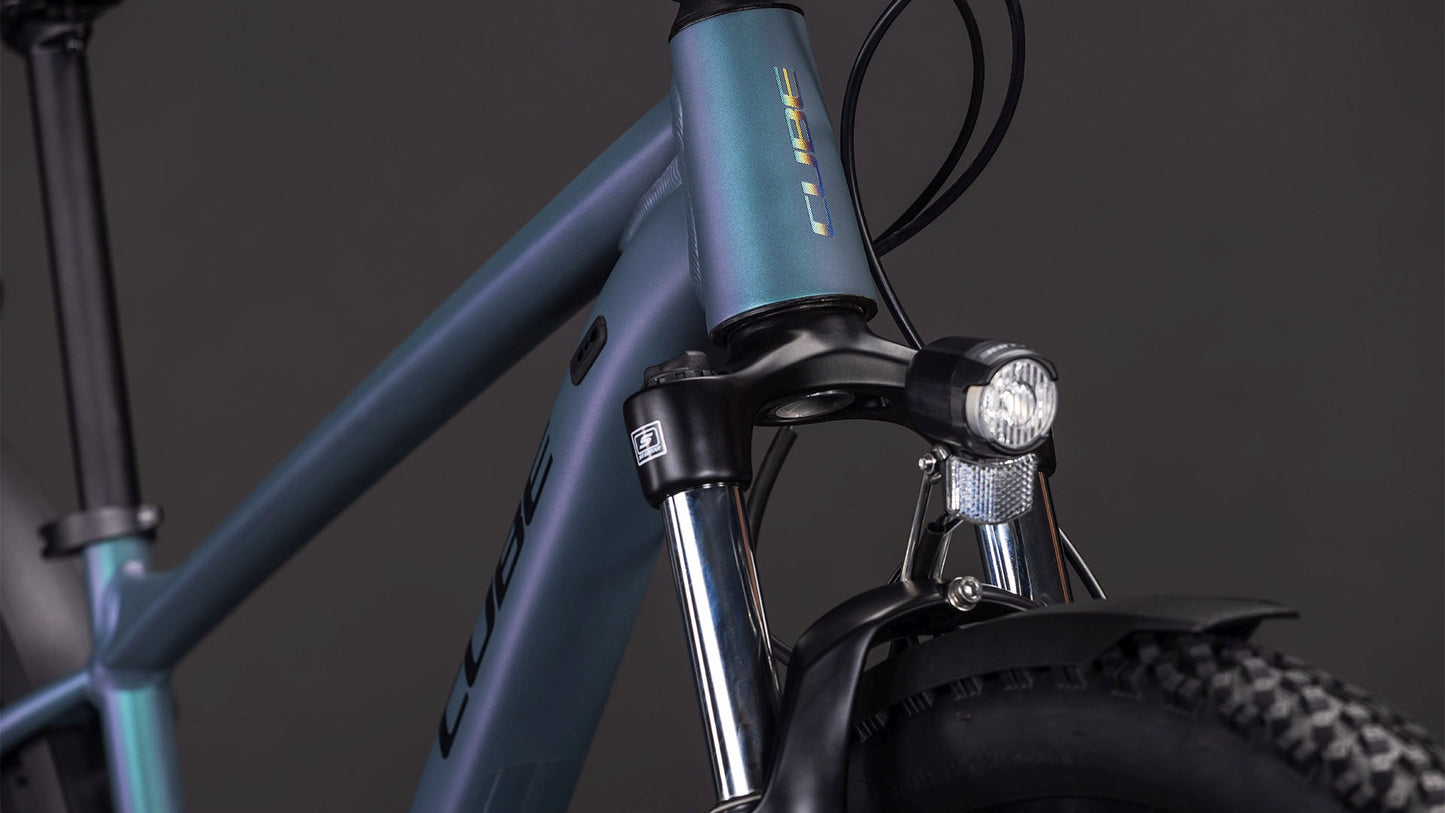 Produktbild: Cube Aim Pro FE smaragdgrey´n´prism, Detailaufnahme 05
