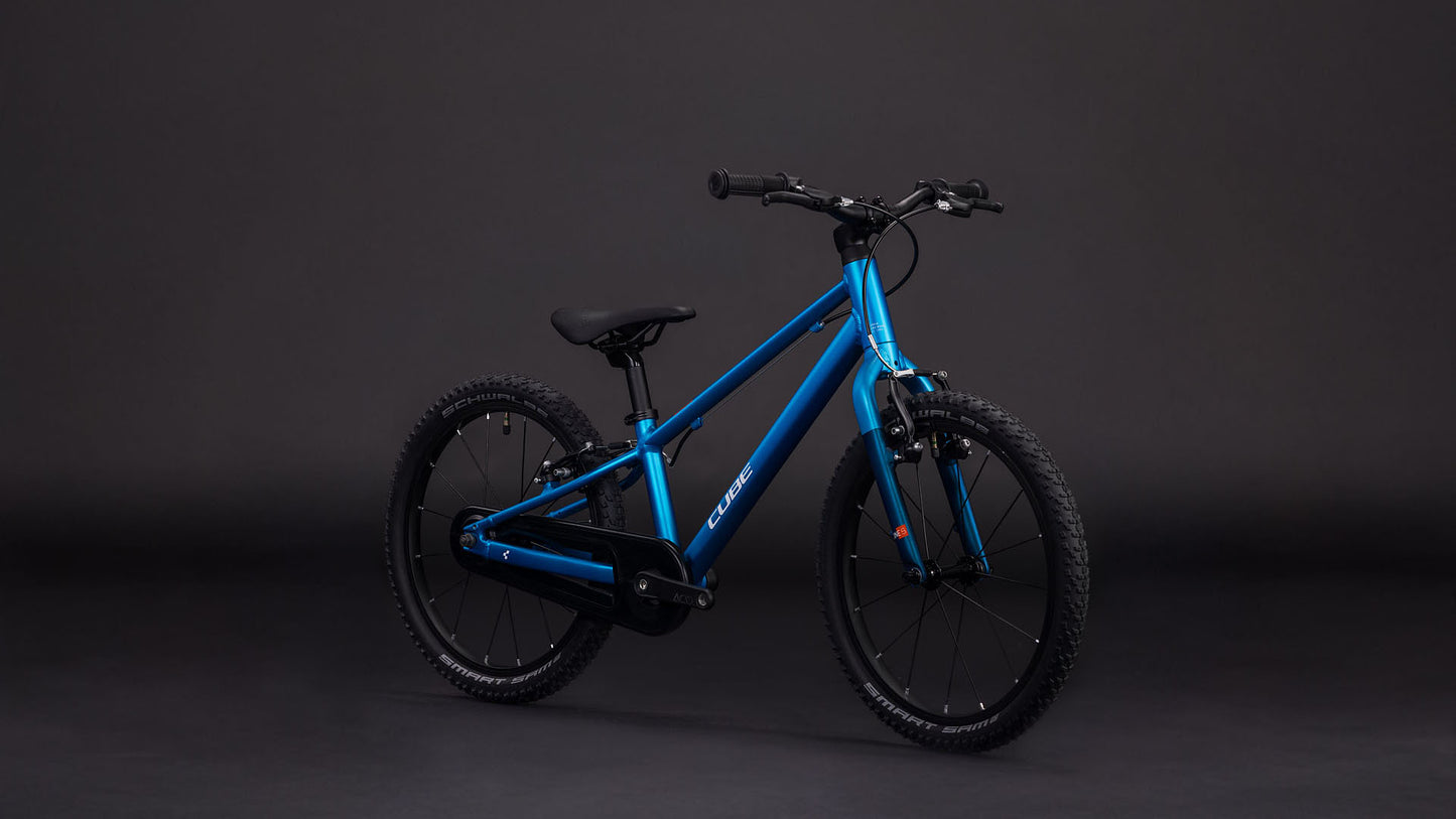 Produktbild: Cube Numove 180 topasblue´n´nebula, Schrägansicht (schwarzer Hintergrund)