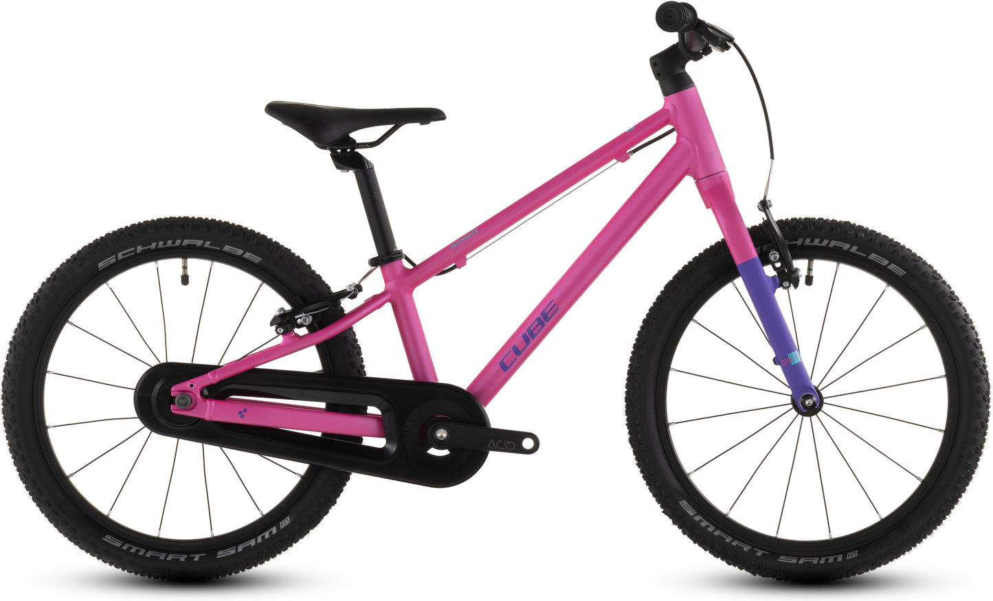 Produktbild: Cube Numove 180 fucsia´n´plum, Seitenansicht (weißer Hintergrund)