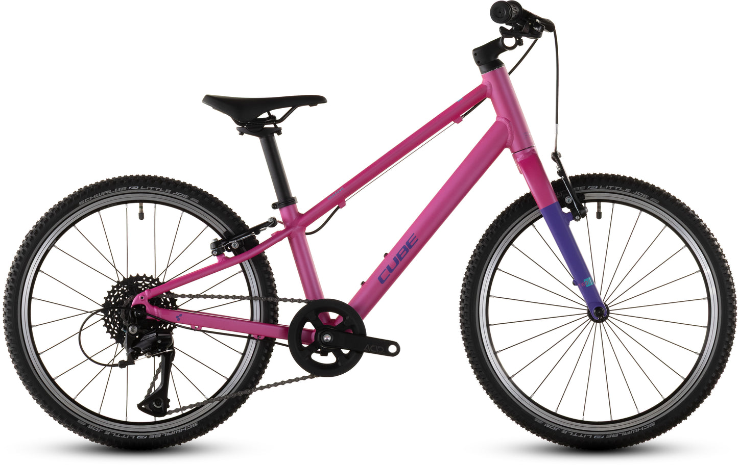 Produktbild: Cube Numove 200 fucsia´n´plum, Seitenansicht (weißer Hintergrund)