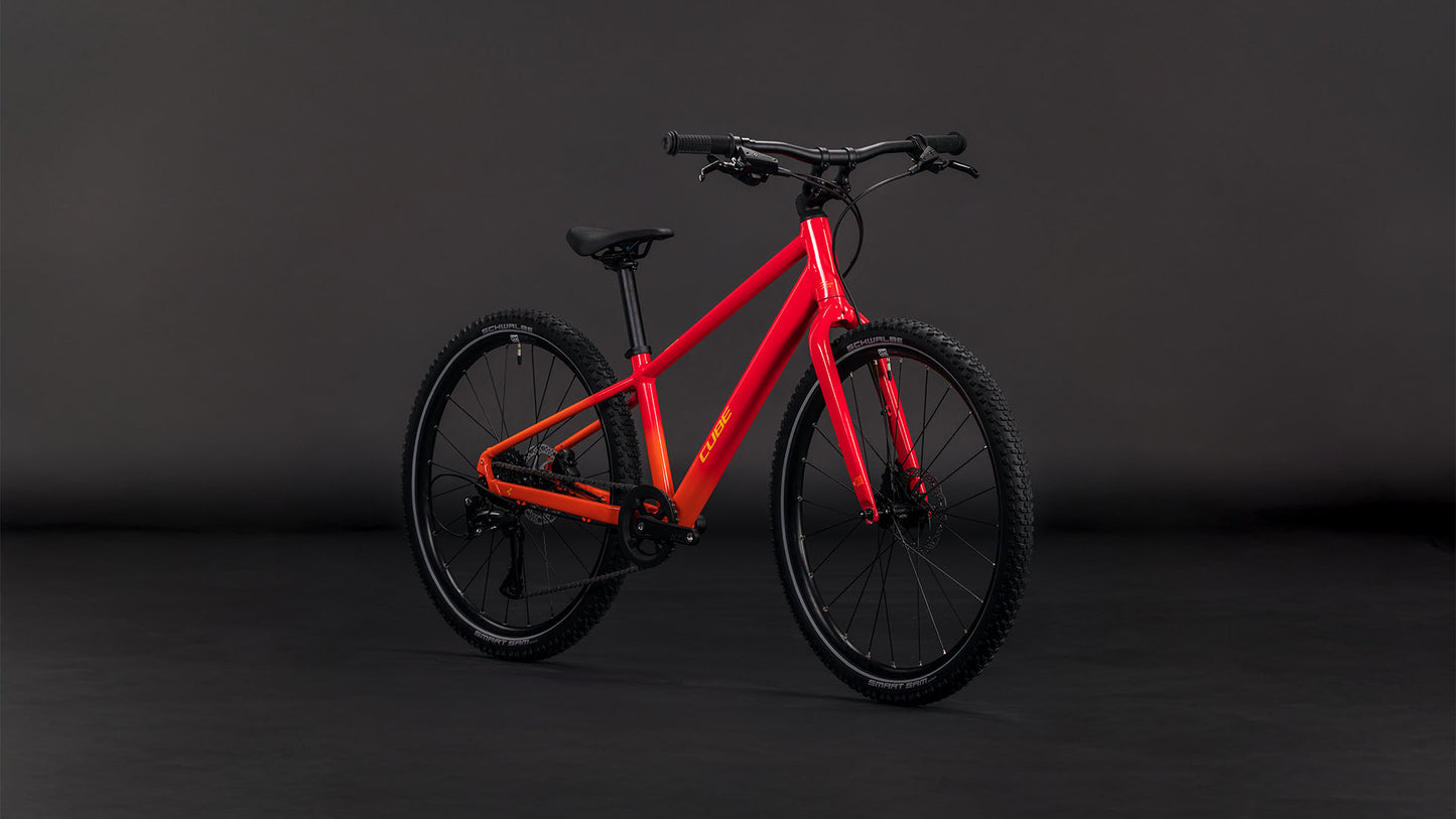 Produktbild: Cube Numove 240 Disc redrose´n´peach, Schrägansicht (schwarzer Hintergrund)