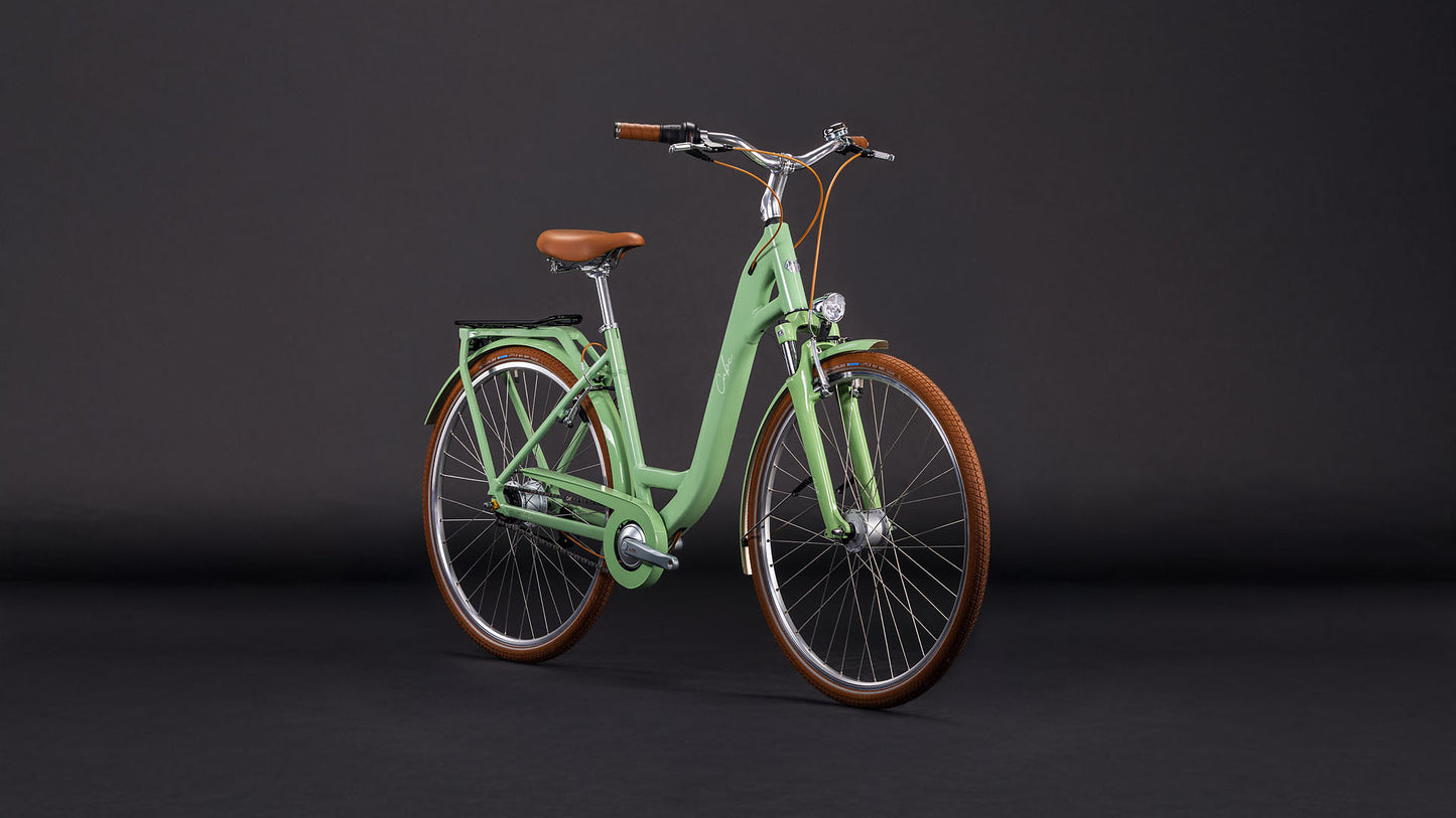 Produktbild: Cube Aruba cactus´n´brown, Schrägansicht (schwarzer Hintergrund)