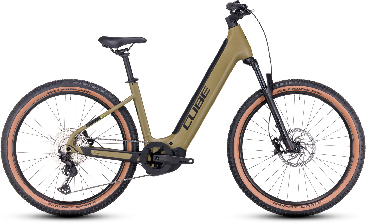 CUBE Reaction Hybrid Race 750 olive´n´green Easy Entry 2024