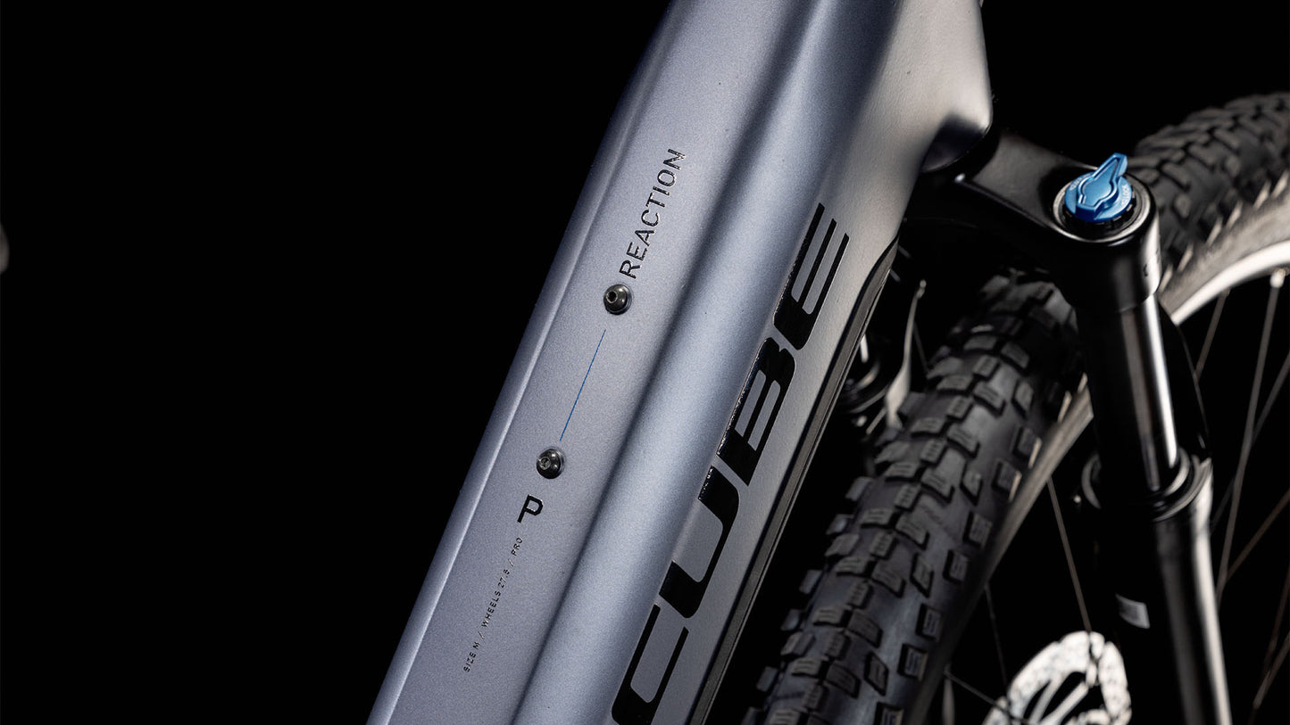 Produktbild: Cube Reaction Hybrid Pro 800 metallicgrey´n´black, Detailaufnahme 01