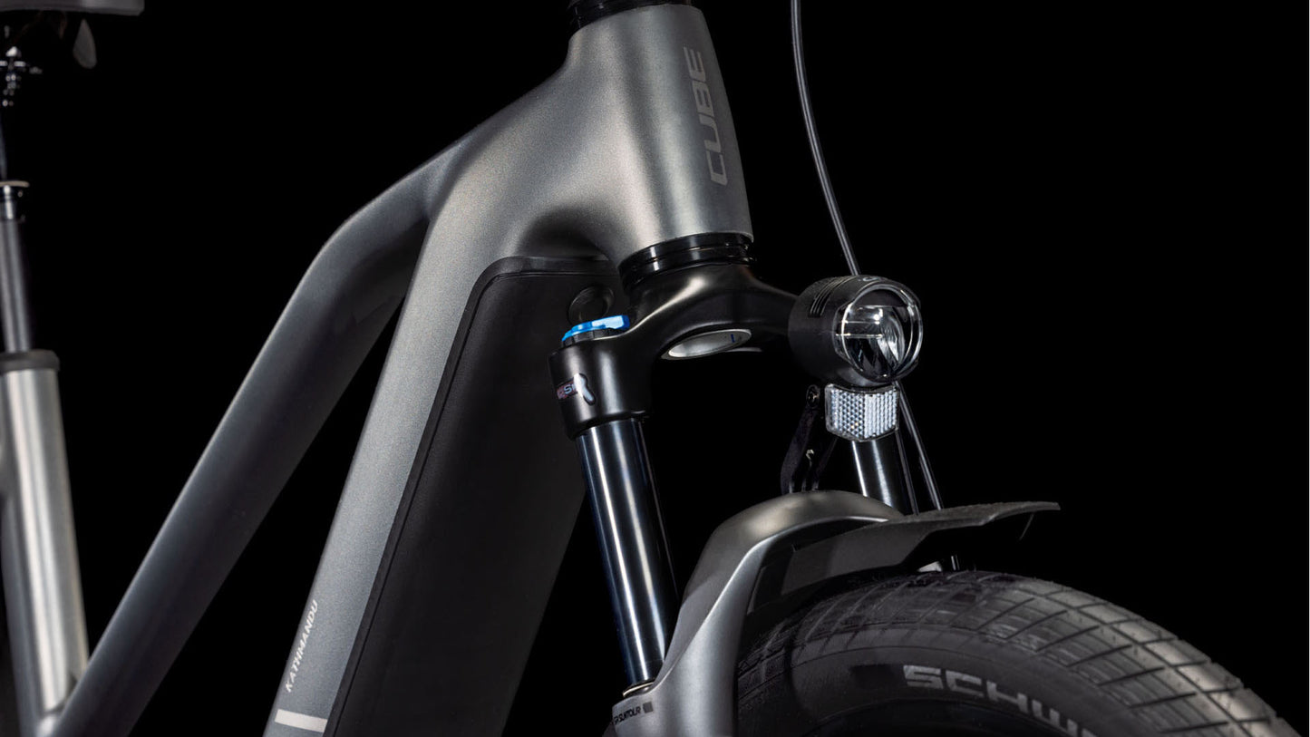 Produktbild: Cube Kathmandu Hybrid Pro 800 slabgrey´n´chrome, Detailaufnahme 06