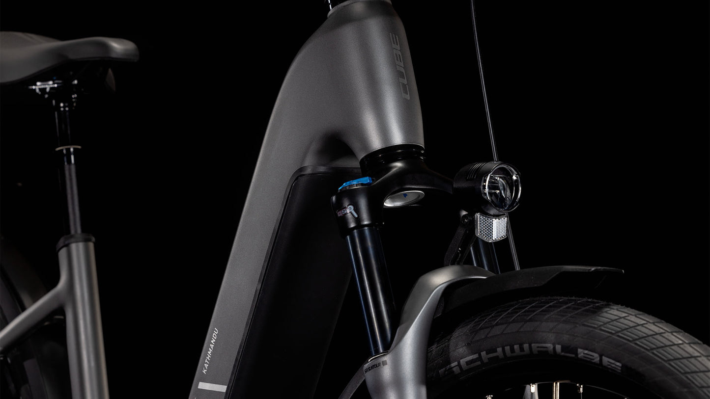 Produktbild: Cube Kathmandu Hybrid Pro 800 slabgrey´n´chrome, Detailaufnahme 05