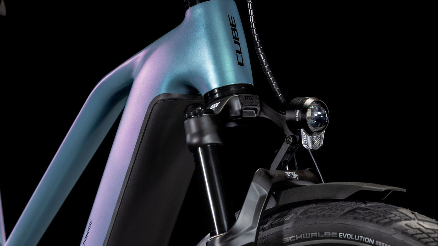 Cube Kathmandu Hybrid SLX 800 smaragdgrey´n´black Trapeze 2025