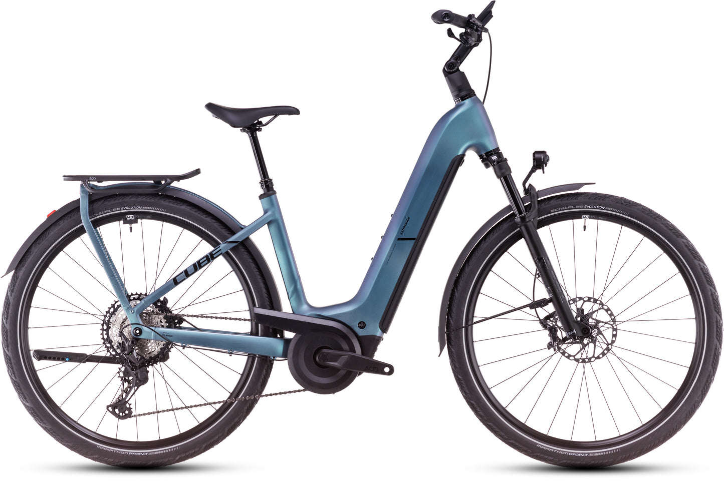 Cube Kathmandu Hybrid SLX 800 smaragdgrey´n´black Easy Entry 2025